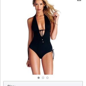 Vitamin A black one piece